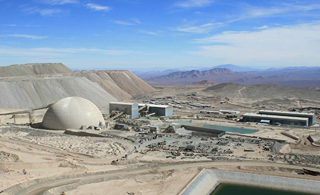 The Zaldivar copper mine in northern Chile