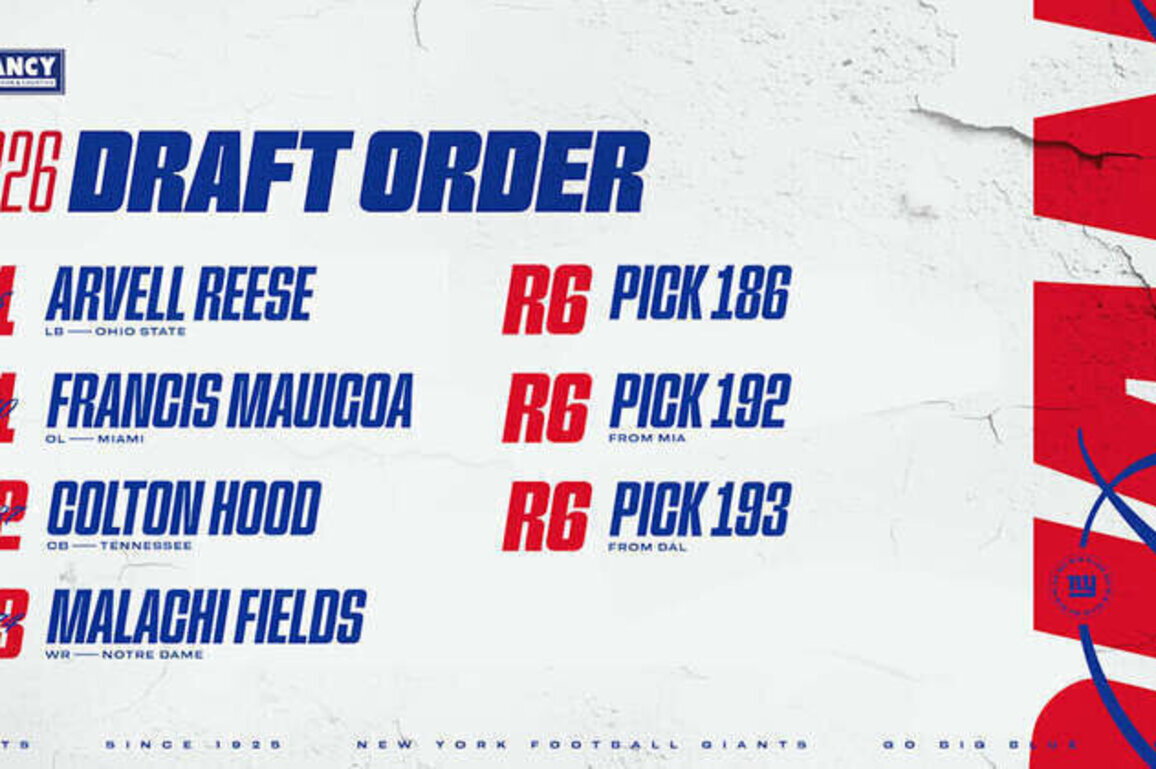 Updated draft order after trade up for WR Malachi Fields