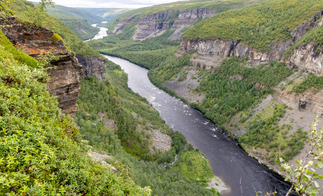 The Sautso Alta canyon in Finnmark