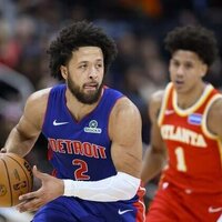 Eight Pistons post double figures in rout of Hawks