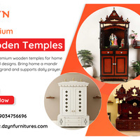 DZYN Furnitures Expands Teakwood Pooja Mandir Collection Across Designs, Sizes and Home Prayer Needs