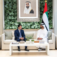 Zayed bin Hamdan bin Zayed discusses enhancing economic, investment cooperation with Uzbekistan's Deputy Prime Minister