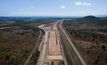  Bowen Rail Company rail yard under construction.