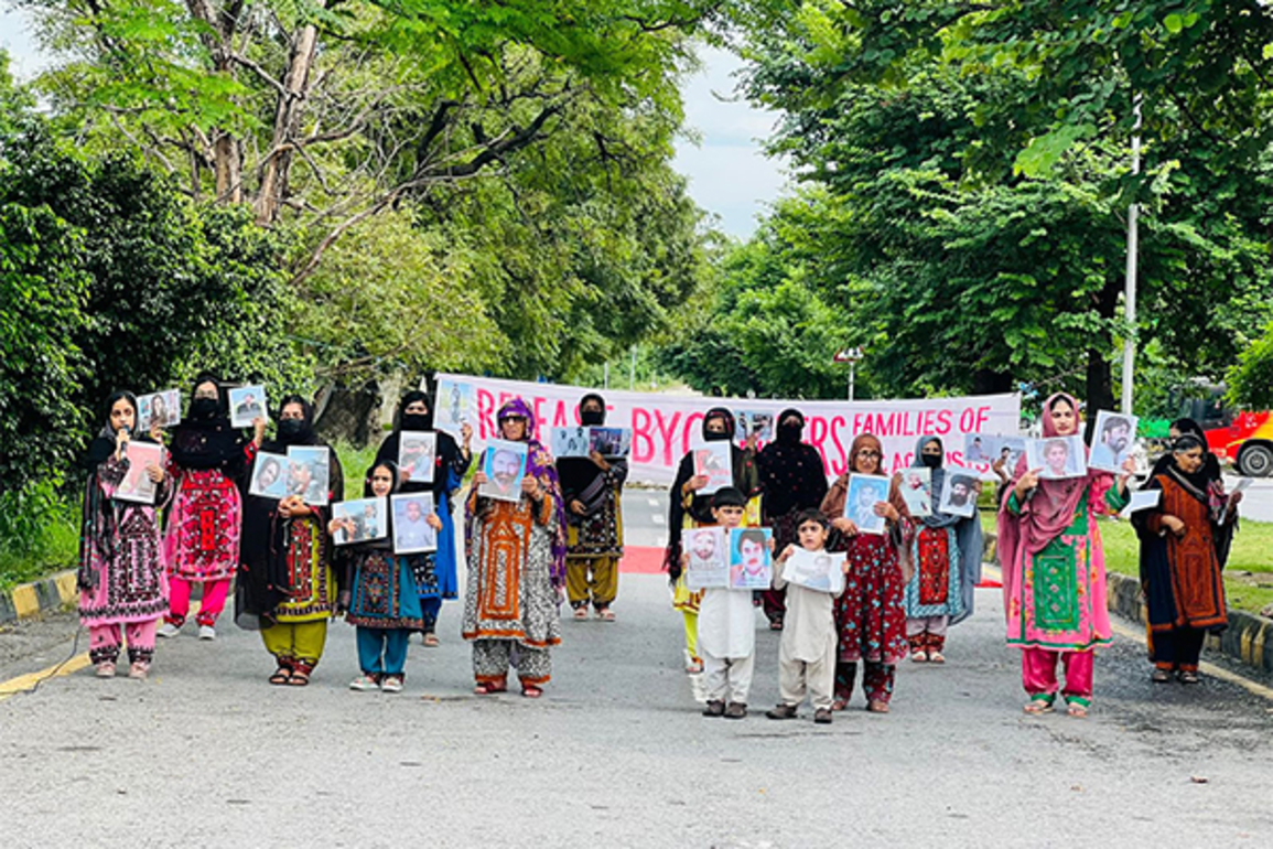 Protest by Baloch families enters 46th day, demanding release of leaders