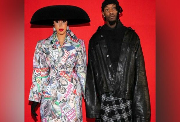 Cardi B 'proud' of husband Offset as they walk the Balenciaga Show at Paris Fashion Week