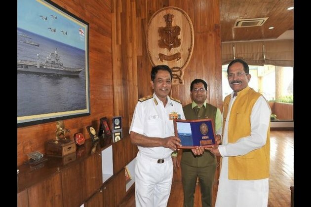 Maharashtra: Shripad Naik visits Western Naval Command in Mumbai
