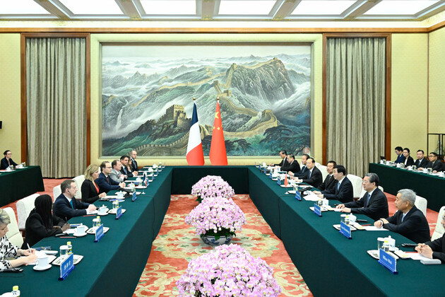 CHINA-BEIJING-WANG HUNING-FRANCE-NATIONAL ASSEMBLY SPEAKER-MEETING (CN)