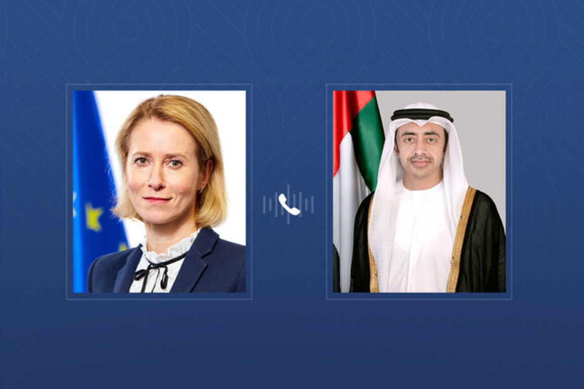 Abdullah bin Zayed, Kaja Kallas discuss regional developments by phone