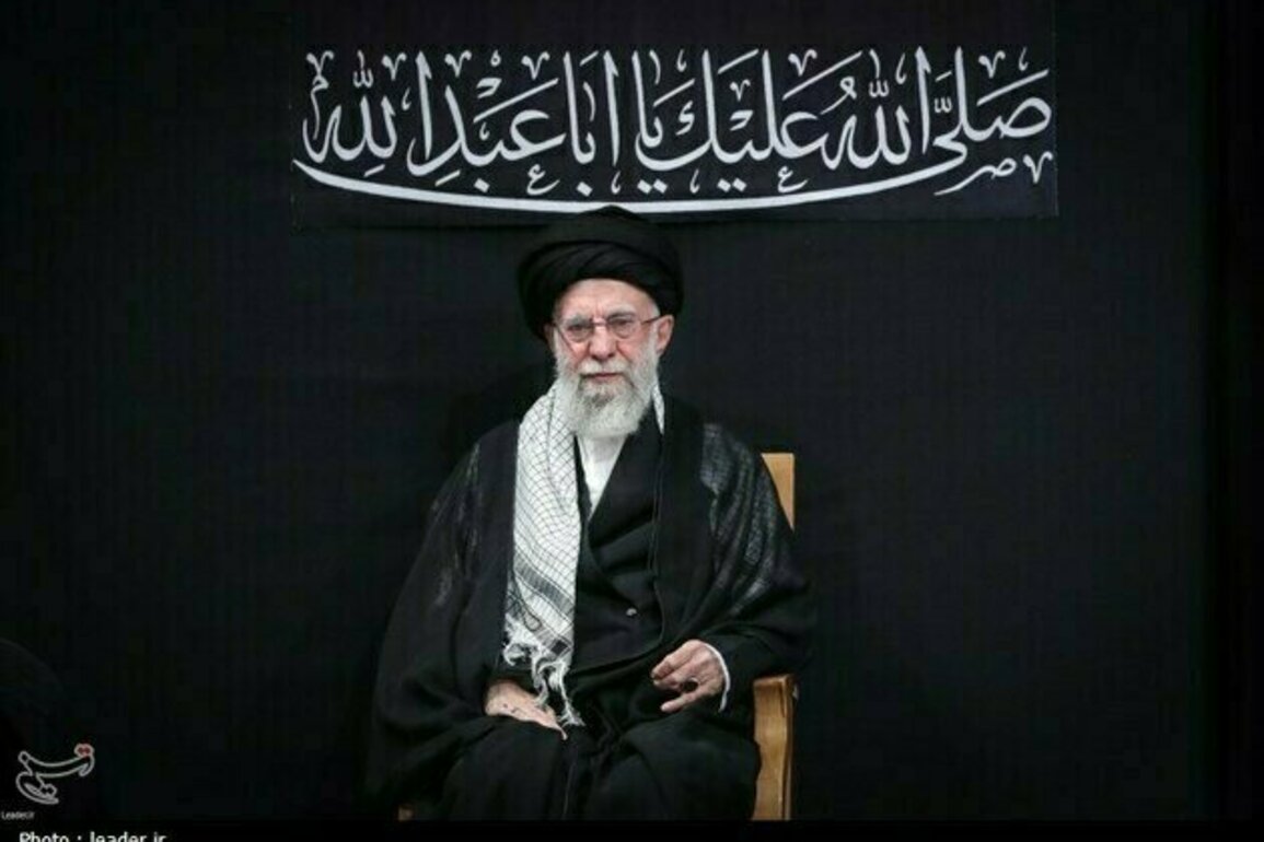 Ayatollah Khamenei Attends Mourning Ceremony in Tehran