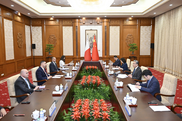 CHINA-BEIJING-WANG YI-MALTA-TALKS (CN)