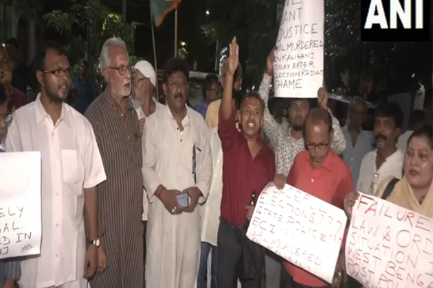 Congress protests in Kolkata over death of 13-year-old girl in explosion