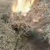 Russian military using ground-mobile kamikaze drones (MOD VIDEO)