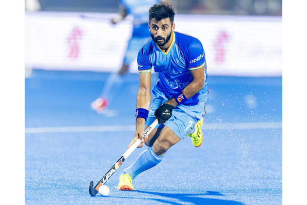 Manpreet Singh equals former Indian captain Dilip Tirkey's record of 412 international caps
