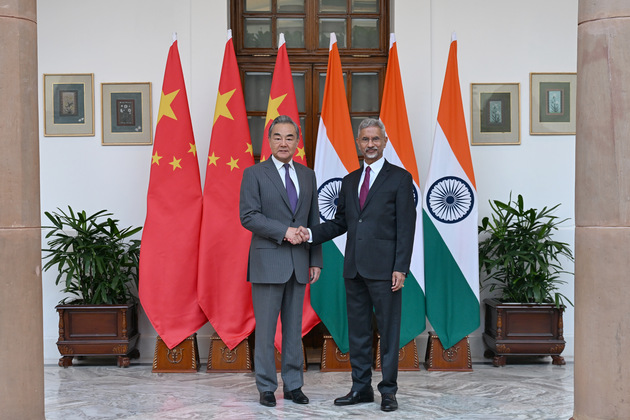 INDIA-NEW DELHI-WANG YI-INDIAN FM-TALKS