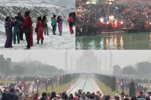 Happy New Year: Offering prayers at temples to huge crowd at tourist spots, people usher in 2026 with joy