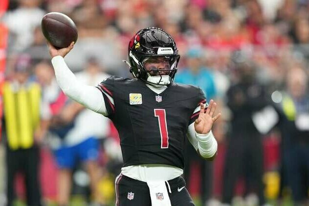 Cardinals QB Kyler Murray (foot) questionable vs. Colts