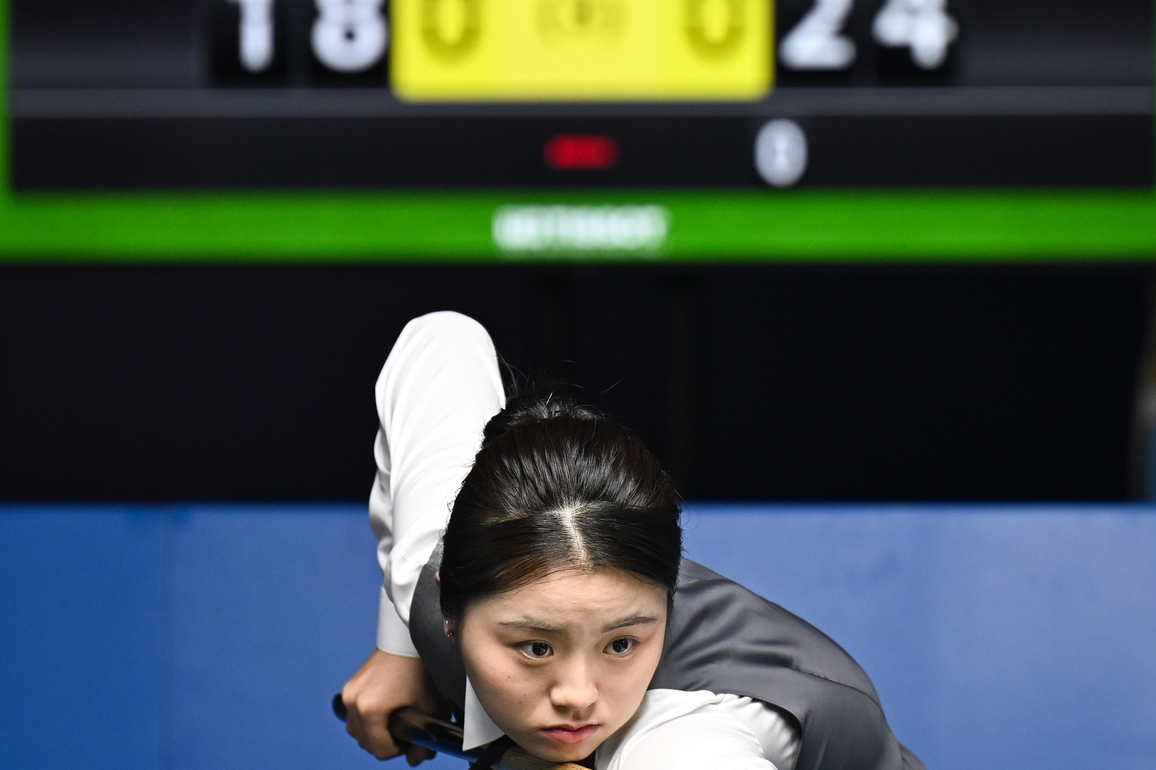 (SP)CHINA-CHENGDU-THE WORLD GAMES 2025-BILLIARDS-WOMEN'S SIX-RED SNOOKER-GOLD MEDAL MATCH (CN)