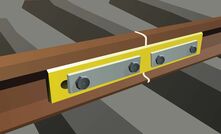 An illustration of the Wearply rail insulation joints.