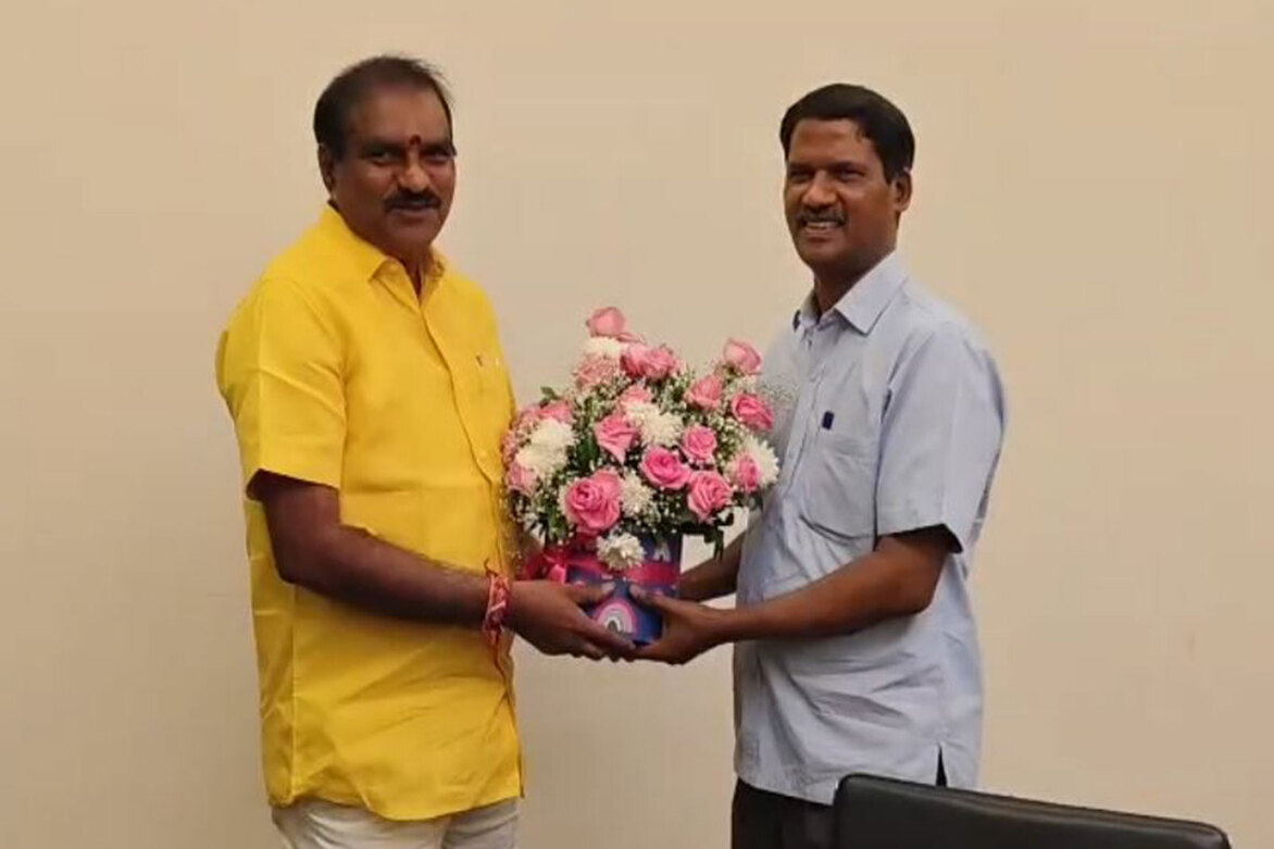 TDP Minister Nimmala Rama Naidu meets Secretary of Jal Shakti Ministry