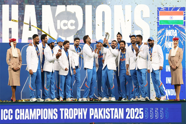 "A very satisfying win": Rohit Sharma after leading India to historic third Champions Trophy title