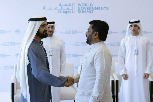 Mohammed bin Rashid, Sri Lanka's President discuss close bilateral ties, emphasise innovation as key to global development challenges