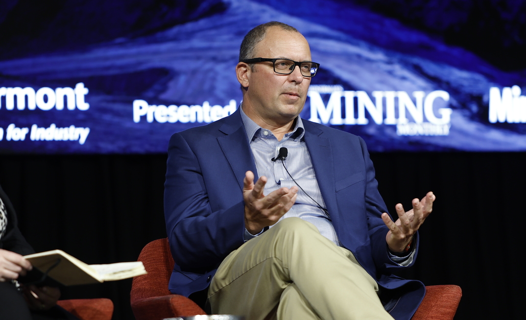 Helge Janicke speaking at FoM Australia 2025.