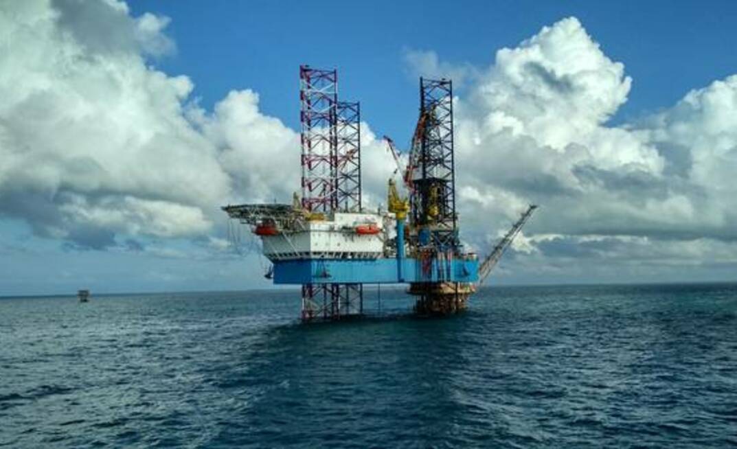 The HAKURYU-14 drilling rig