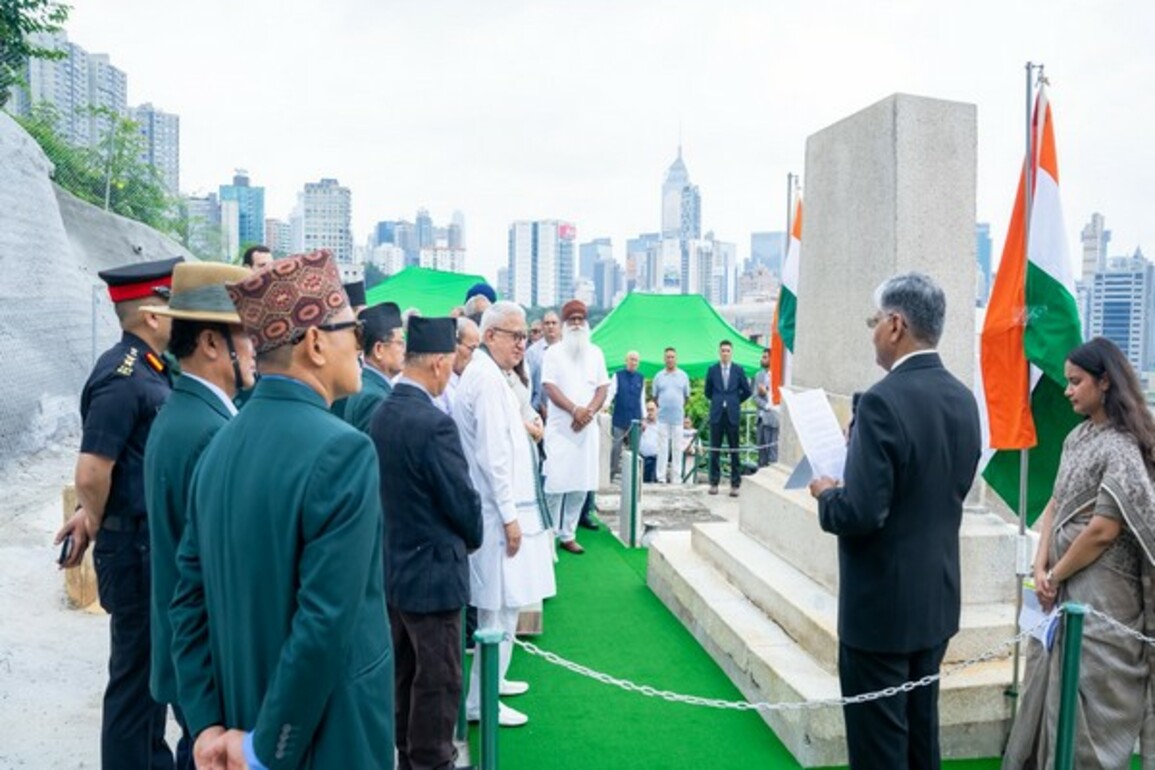Indian envoy to China pays tribute to Indian soldiers who defended Hong Kong in World War I