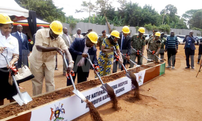 UPDF breaks ground for national referral hospital UPDF breaks ground for national referral hospital