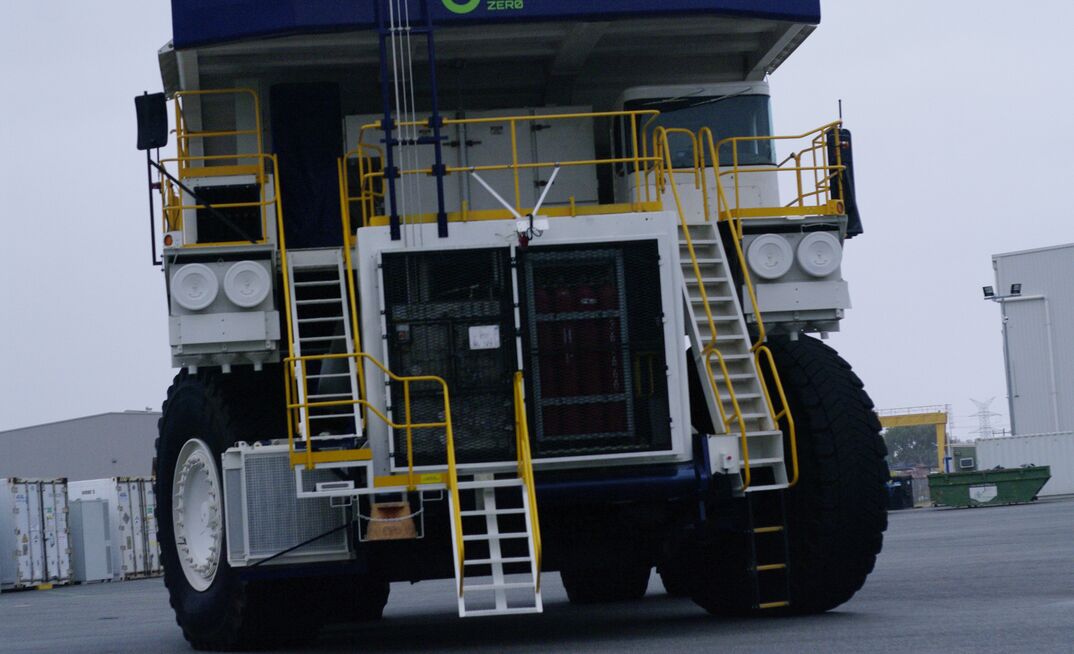 One of the Fortescue Zero battery-powered haul trucks.