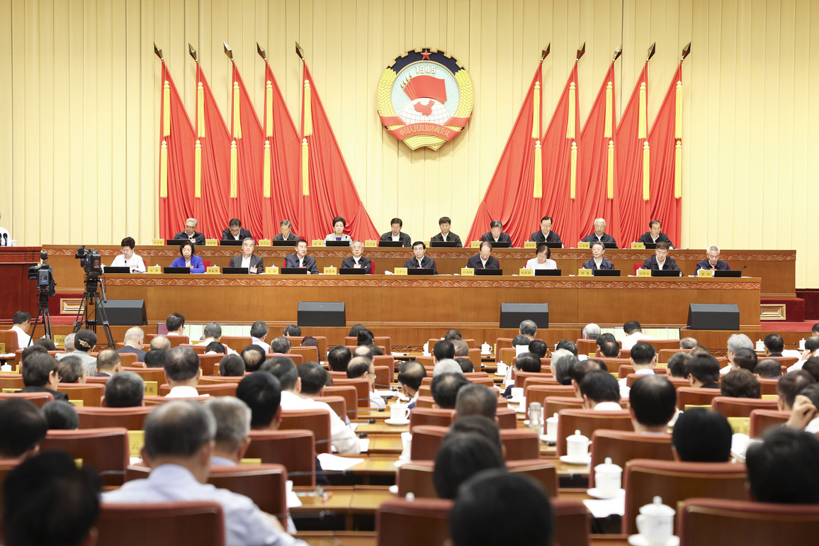 CHINA-BEIJING-WANG HUNING-CPPCC-STANDING COMMITTEE-PLENARY MEETING (CN)