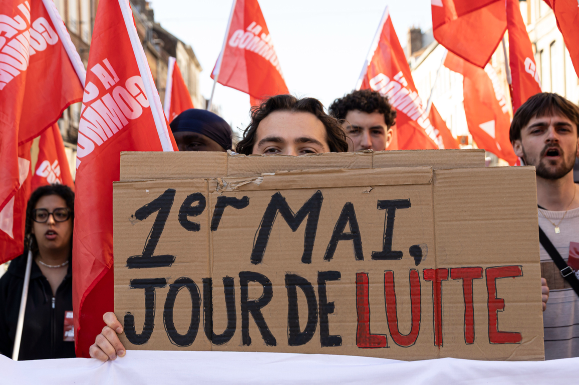 FRANCE-LILLE-INTERNATIONAL WORKERS' DAY-WALK