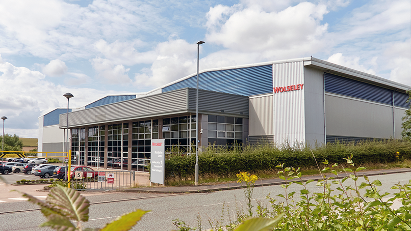 Wolseley's distribution centre in Measham.