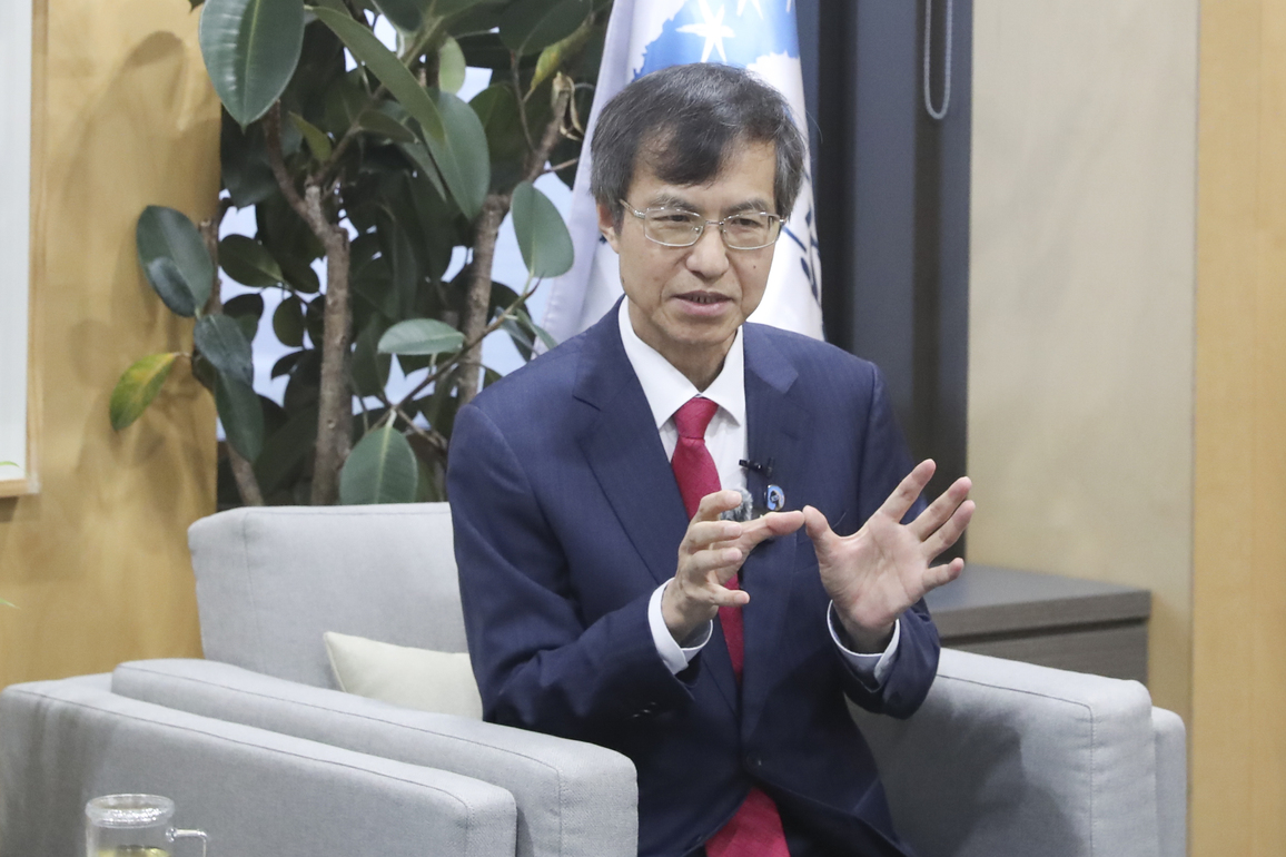 SOUTH KOREA-SEOUL-TRILATERAL COOPERATION SECRETARIAT- LEE HEE-SUP-INTERVIEW