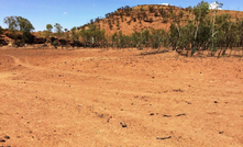  Dam at Jervois before recent rain.