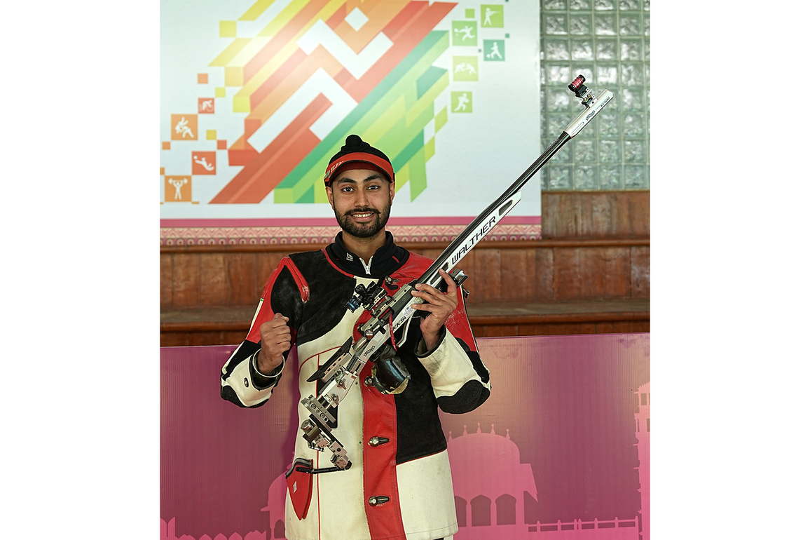 LPU's Sartaj Tiwana puts behind mental exhaustion, father's health concerns to retain 50m Rifle 3P gold