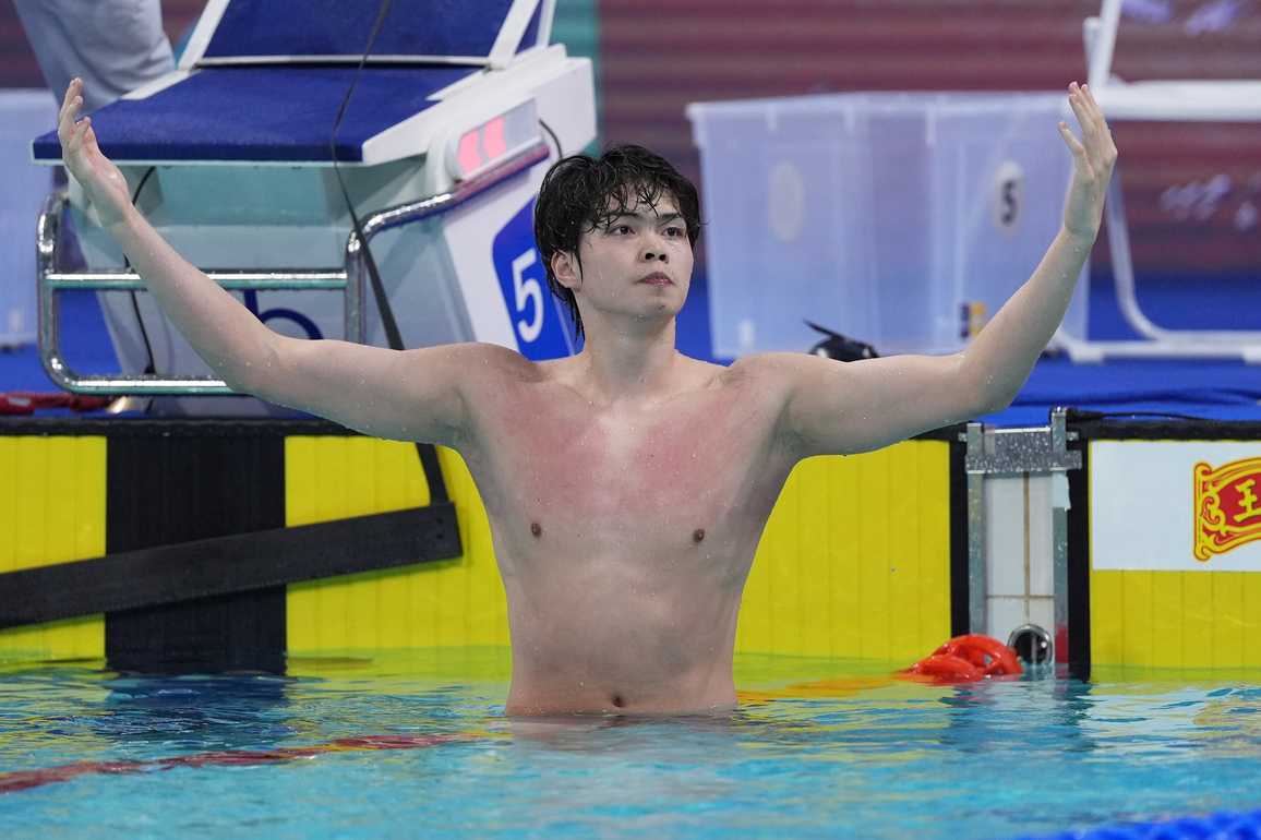 (SP)CHINA-15TH NATIONAL GAMES-SWIMMING-MEN'S 4X100M MEDLEY RELAY-FINAL (CN)