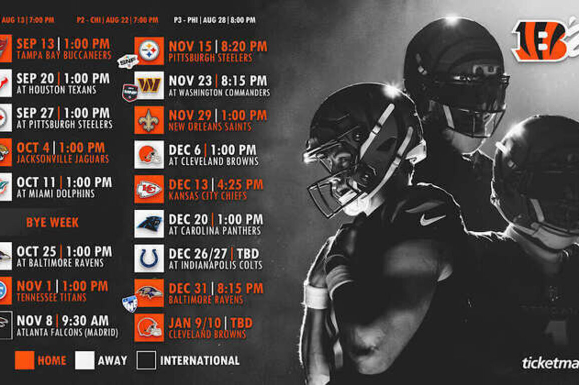 Bengals 2026 Schedule: Game-by-Game Breakdown and Matchups to Watch
