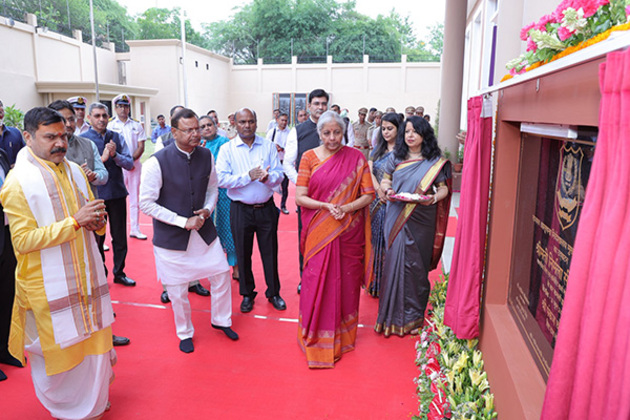 Finance Minister Nirmala Sitharaman inaugurates new building of DRI in Delhi