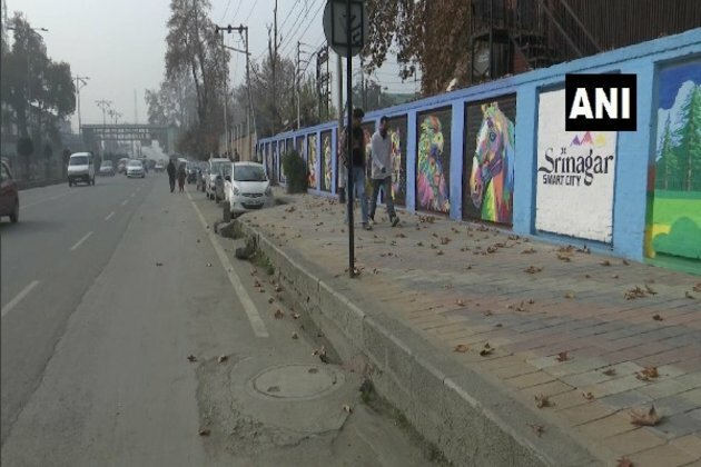 J-K: Graffiti artwork beautifies Srinagar city walls
