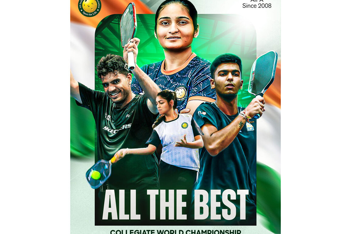 AIPA athletes to represent India at frst ever International Collegiate Pickleball Championship