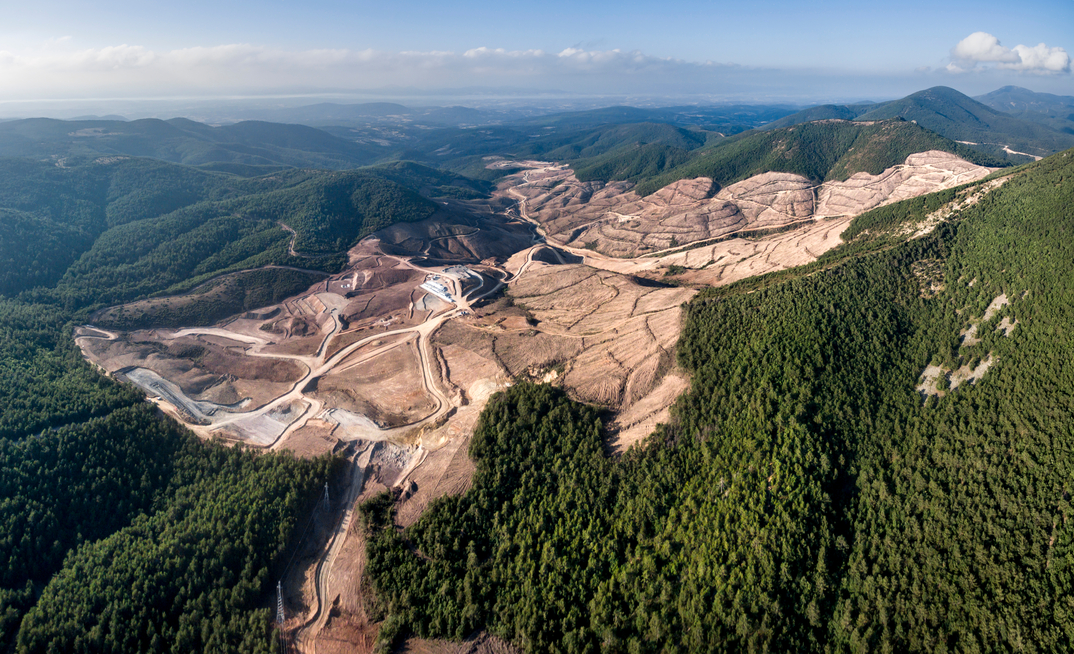 A gold mine in the Taz Mountains, Türkiye