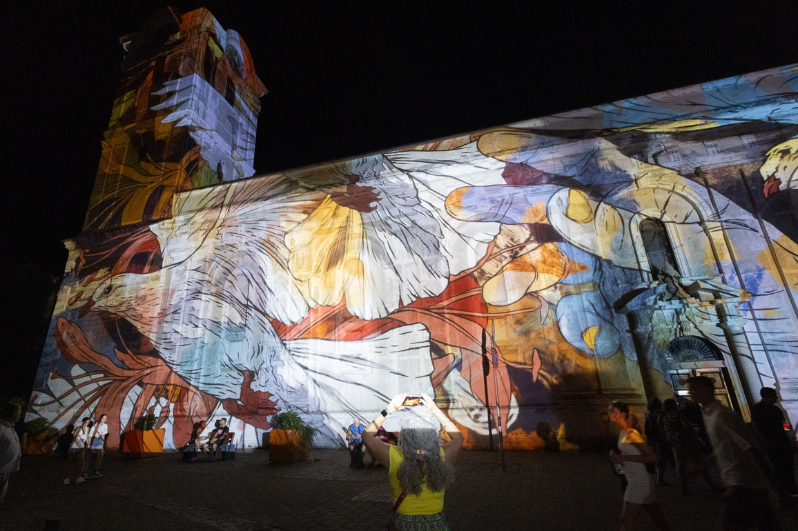HUNGARY-PECS-LIGHT FESTIVAL