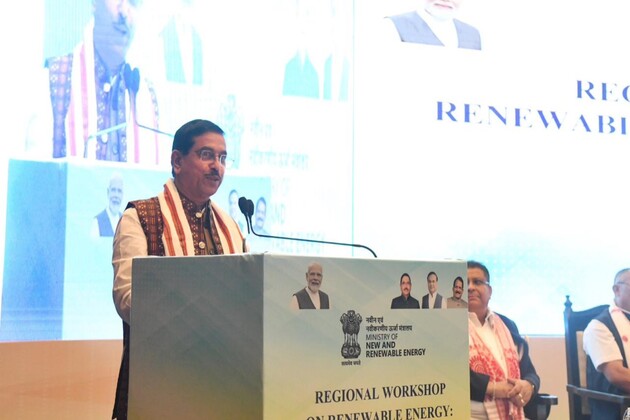 Union Minister Pralhad Joshi reviews health, education, and public distribution initiatives in Guwahati