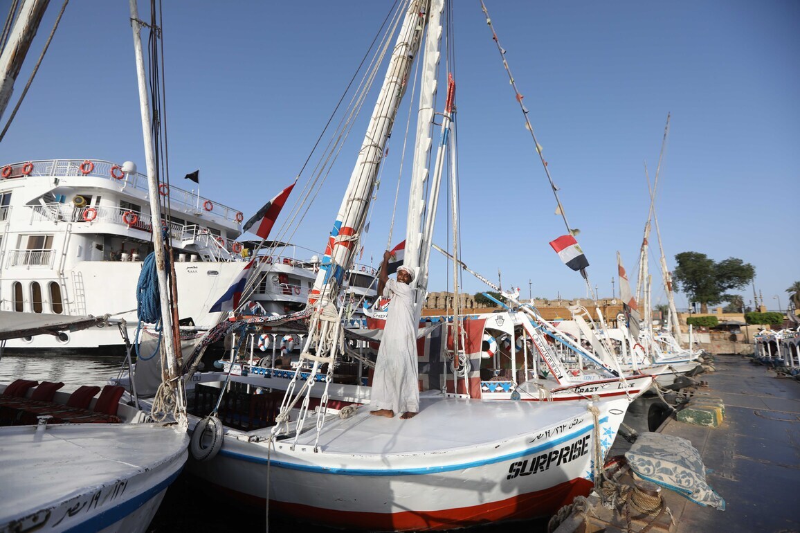 EGYPT-LUXOR-TRADITIONAL RIVER FLEET
