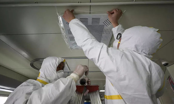 Scientists report that airborne coronavirus is probably infectious Scientists report that airborne coronavirus is probably infectious