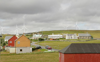 The Beaw Field onshore wind farm in Shetland | Credit: Peel NRE