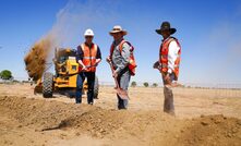 Sod turning in Richmond for Copperstring project. Image supplied by Powerlink