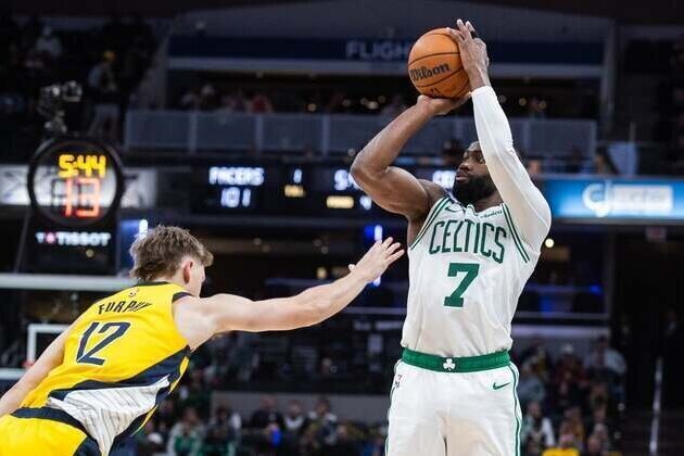 NBA roundup: Jaylen Brown extends scoring streak as Celtics top Pacers