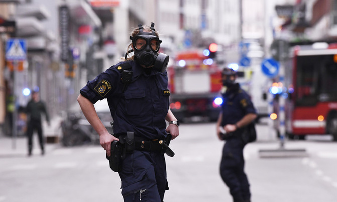 Sweden arrests man for 'terrorist crime' after truck attack Sweden arrests man for 'terrorist crime' after truck attack